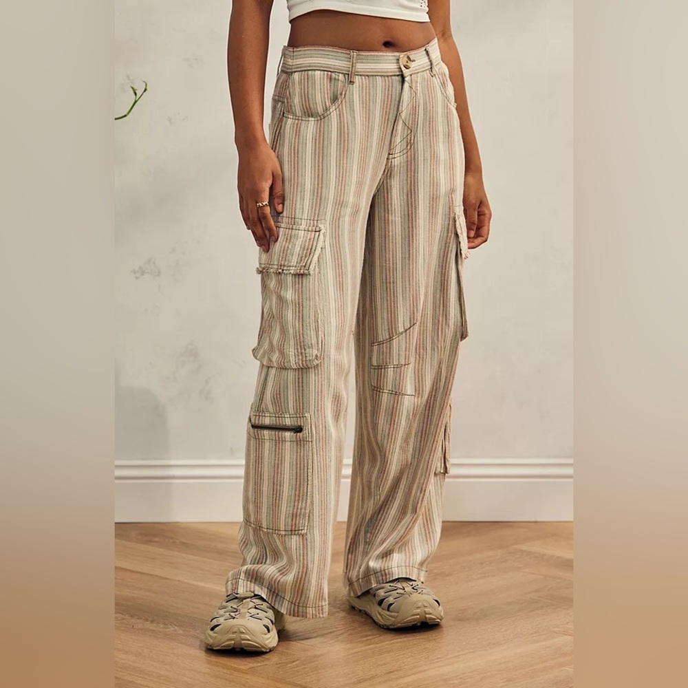 Urban Outfitters Striped Cargo Pants